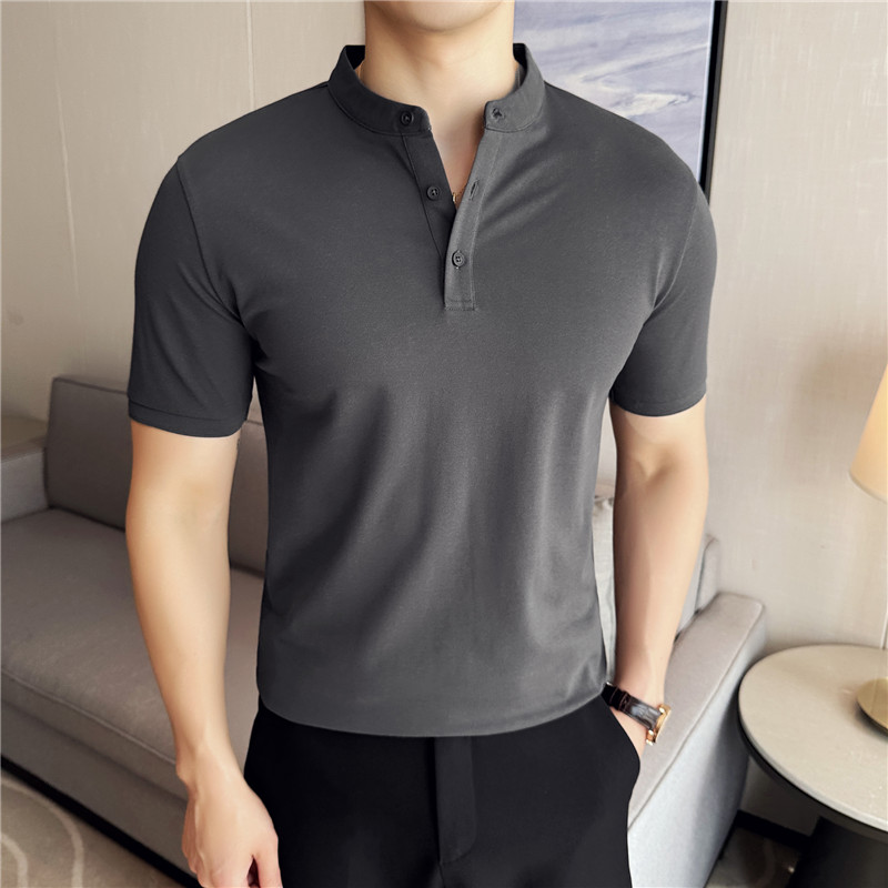 Summer Light Clothing - Männer Kurzarm Polo-Shirt Sommer Licht Dünne