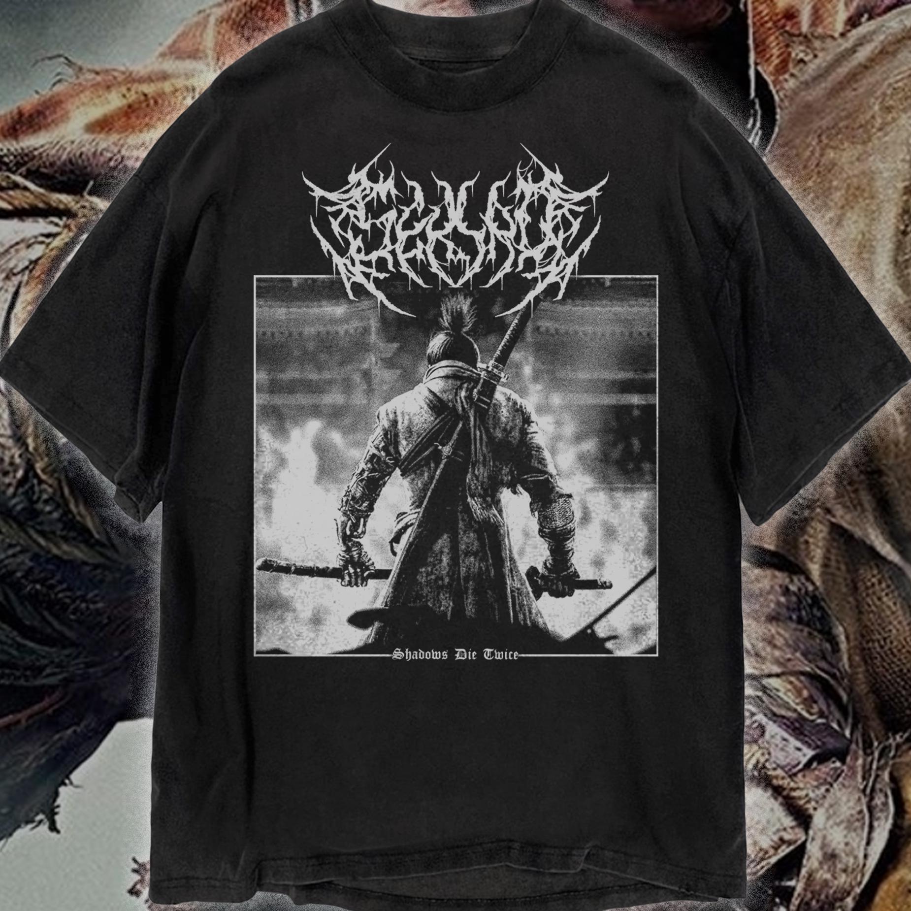 Summer Games Clothing - Sekiro bedrucktes T-Shirt aus reiner Baumwolle