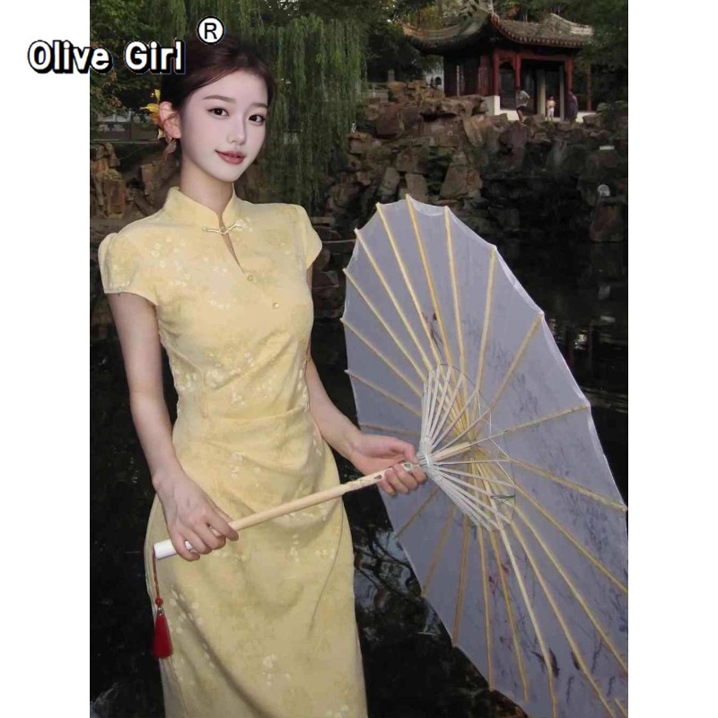 Summer Clothing Young Women - Verbessertes Cheongsam-Kleid Qipao 2026, neues junges