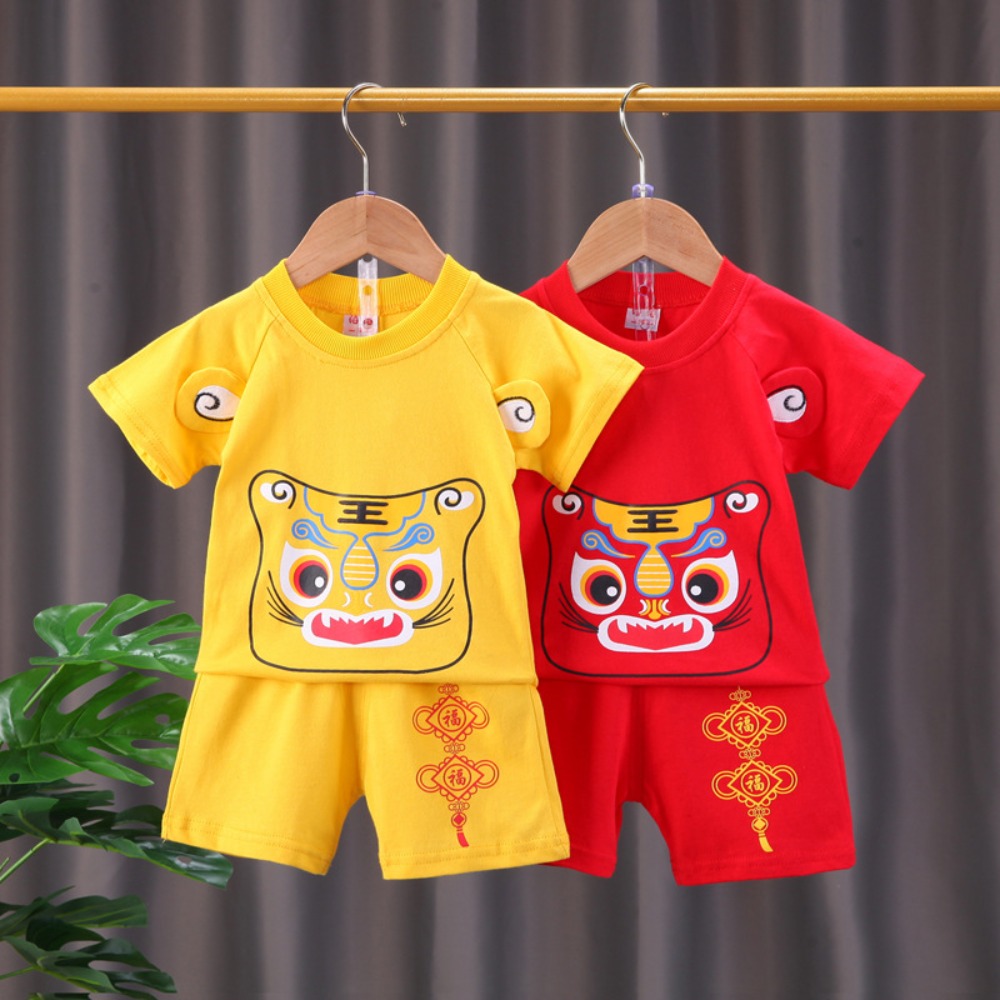 Summer Clothing For Baby Boy - Sommer Baby Set Junge Chinesischen stil