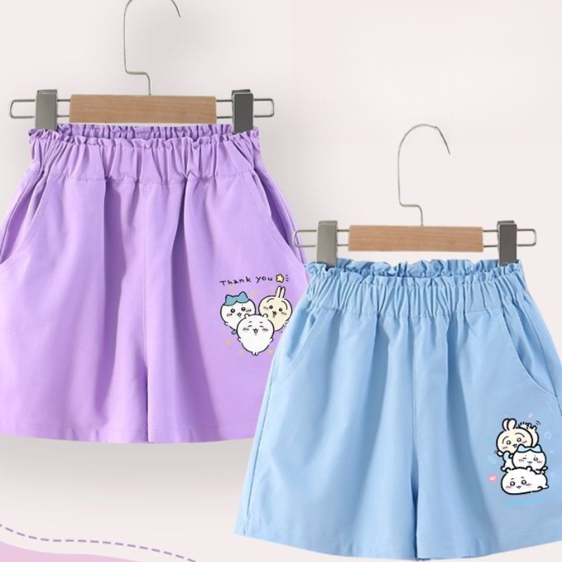Summer Clothing Looks - Anime Cartoon Kawaii Chiikawa Kinderkleidung Shorts
