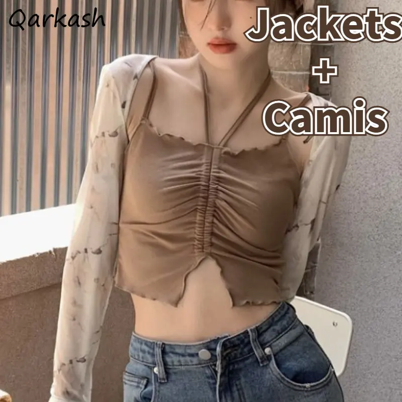 Summer Clothing Young Women - Sets Frauen Halter Sexy Crop Tops