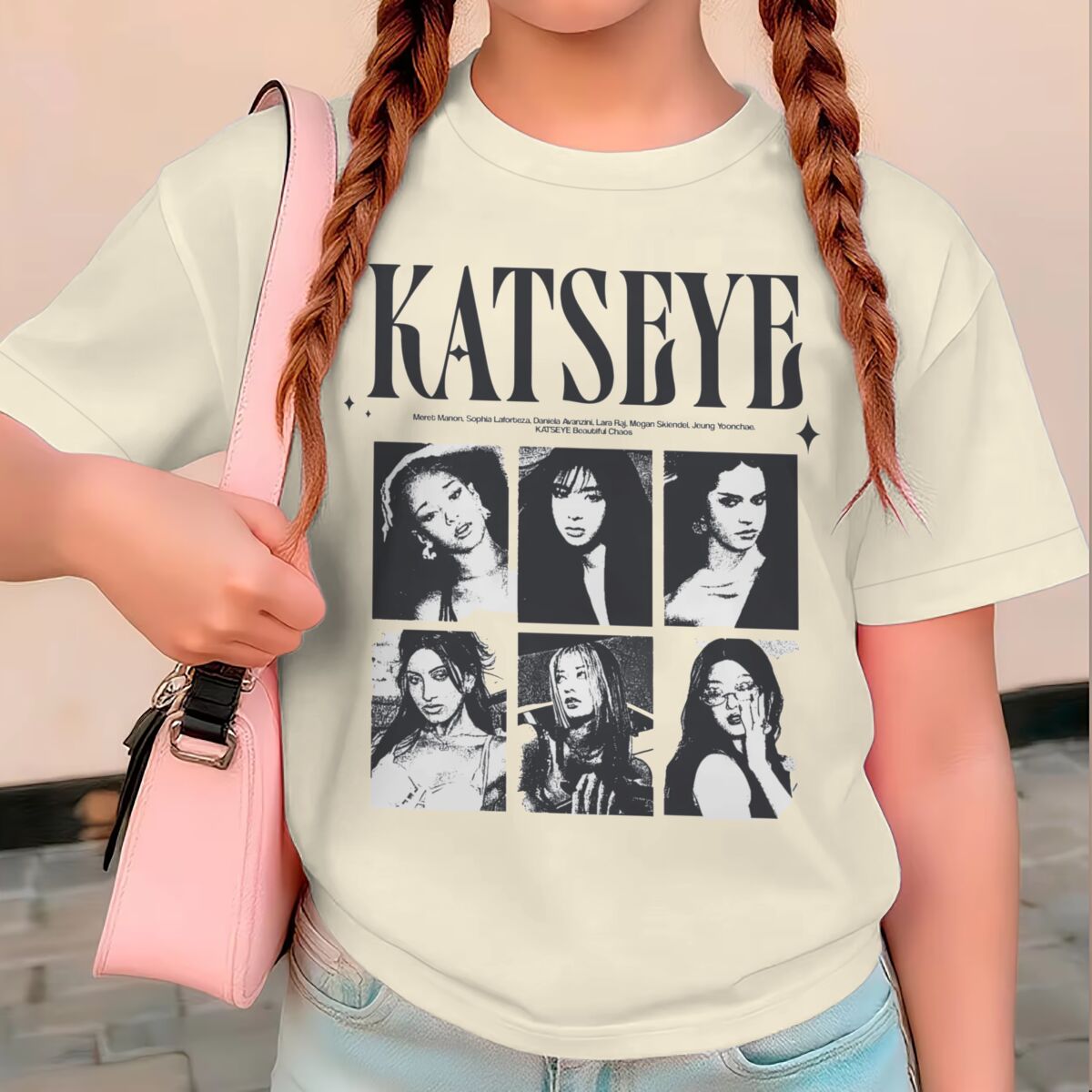 Summer Clothing Baby Girl - KATSEYE Print Sommer-Tops für Mädchen, Y2K-Vintage-Stil,