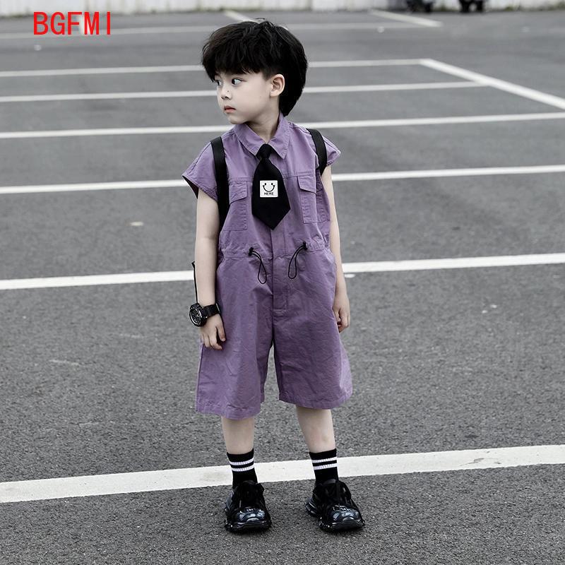 Summer Clothing For Baby Boy - Kinder Sommer Shorts Overalls Capri Jungen