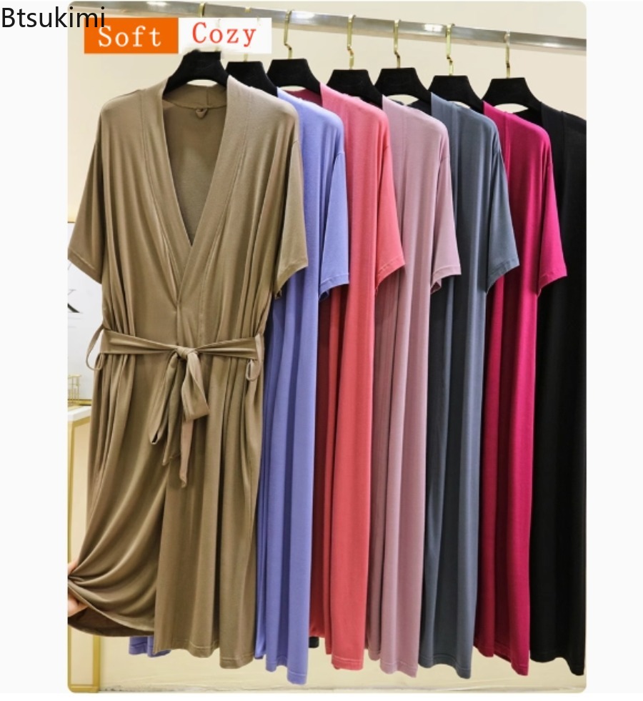 Summer House Clothing - Weiche Modale Roben für Frauen Sommer