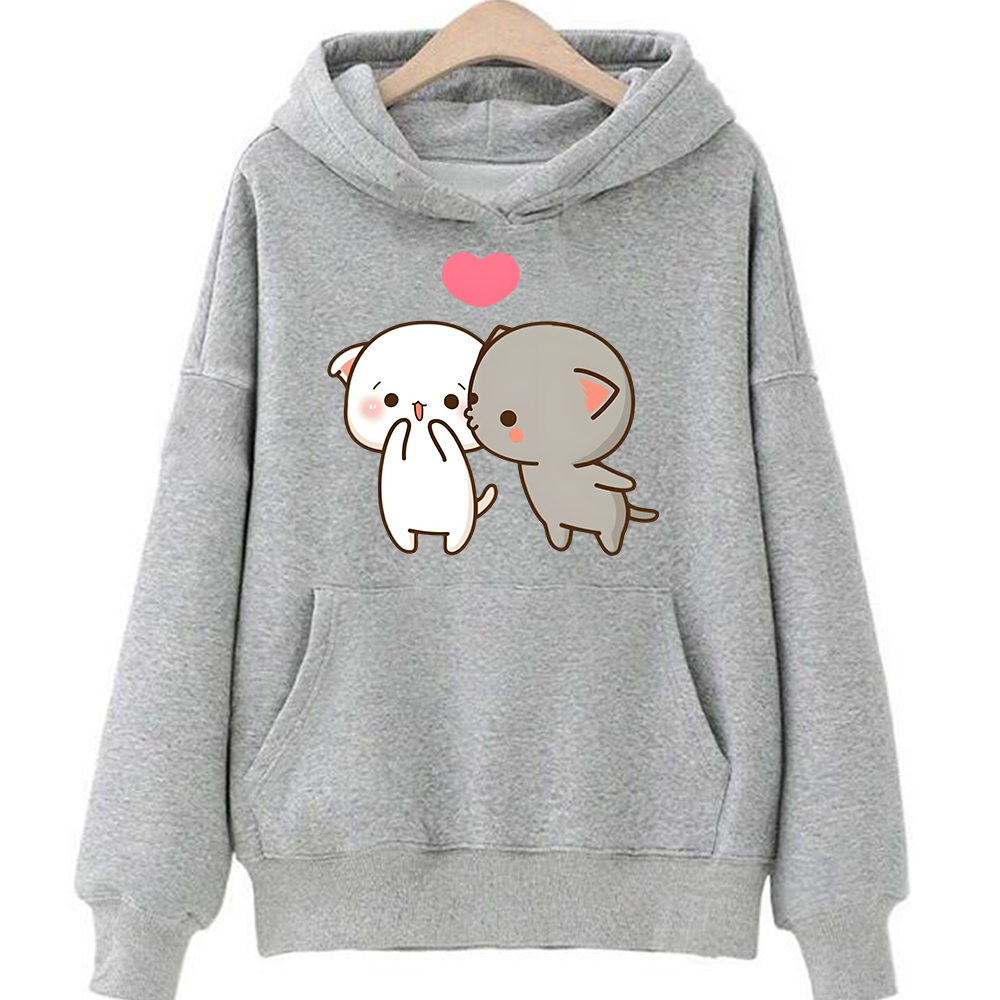 Summer Clothing For 70 Year Old Woman - Pfirsich und Goma Mochi Katze Cartoon