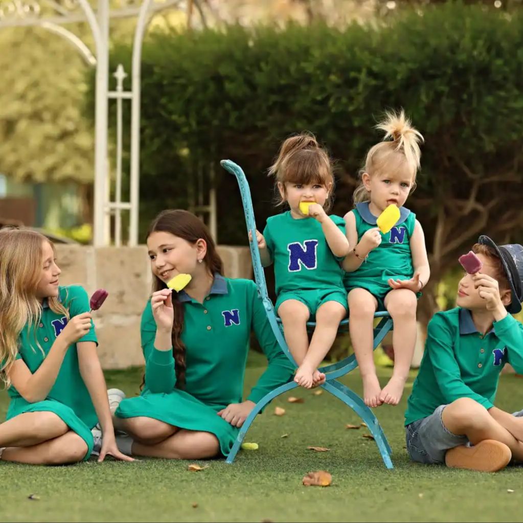 Summer Clothing Baby Girl - 2026 Mali's SS Grüne Polo-Kollektion Kinder