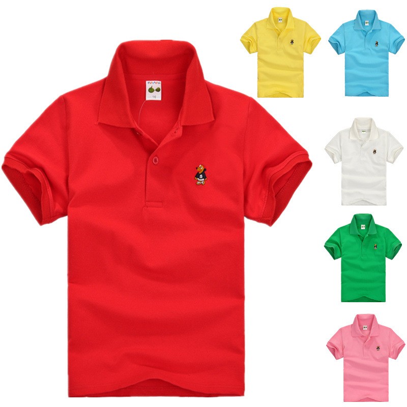 Summer Clothing For Baby Boy - Sommer Teenager POLO Shirts 3-14Yrs Kinder