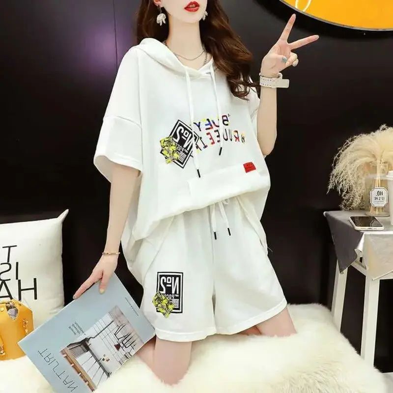 Summer Clothing For 70 Year Old Woman - Damen-Freizeitanzug, 2025, Sommer, neue große Baumwolle,