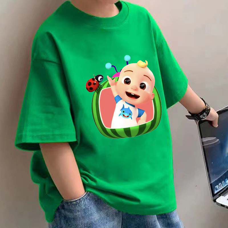 Summer Clothing Baby Girl - Cocomelons Baby T-Shirts Anime Baumwolle Kurzarm