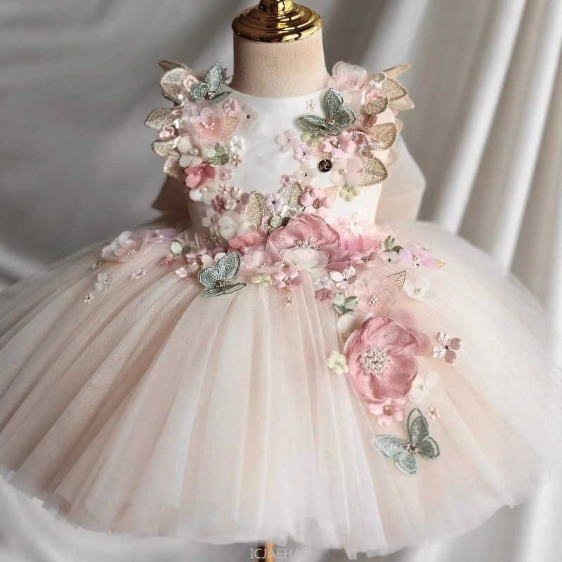 Summer Clothing Baby Girl - Sommerkleid für Mädchen zum ersten Geburtstag,