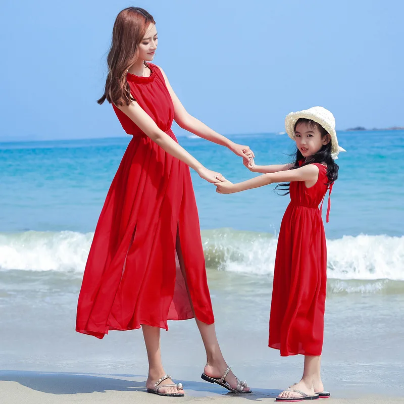 Kleid für Mama und Mädchen, Ba – Summer Clothing Looks Bewertung und Preis