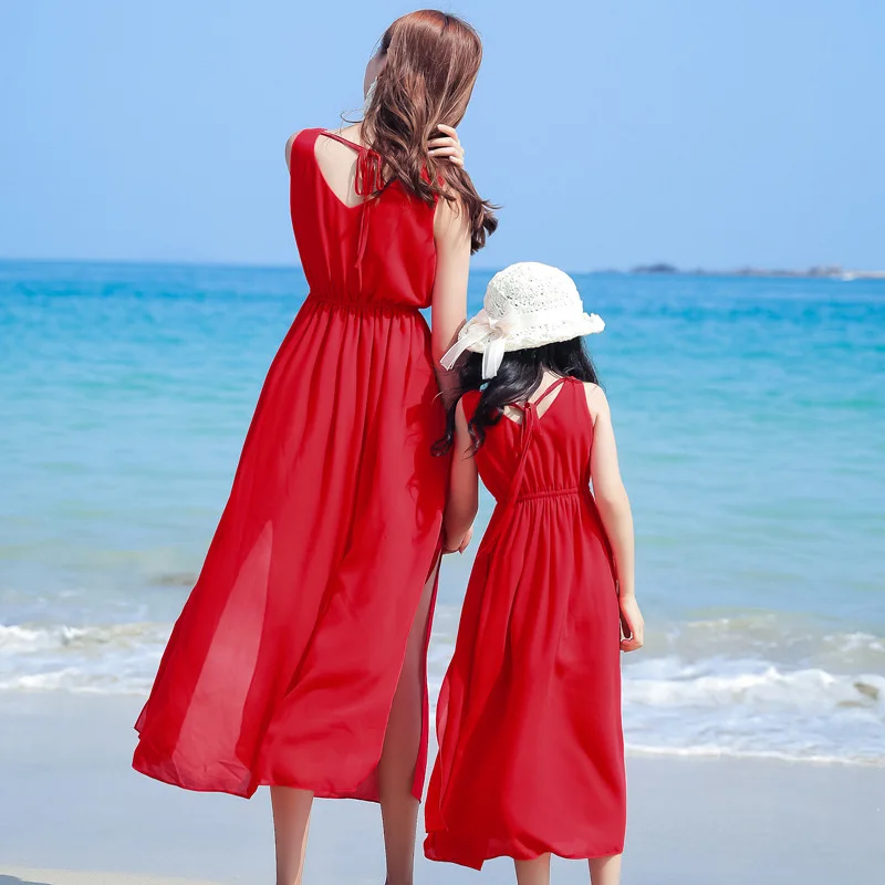 Kleid für Mama und Mädchen, Ba – Summer Clothing Looks Bewertung und Preis