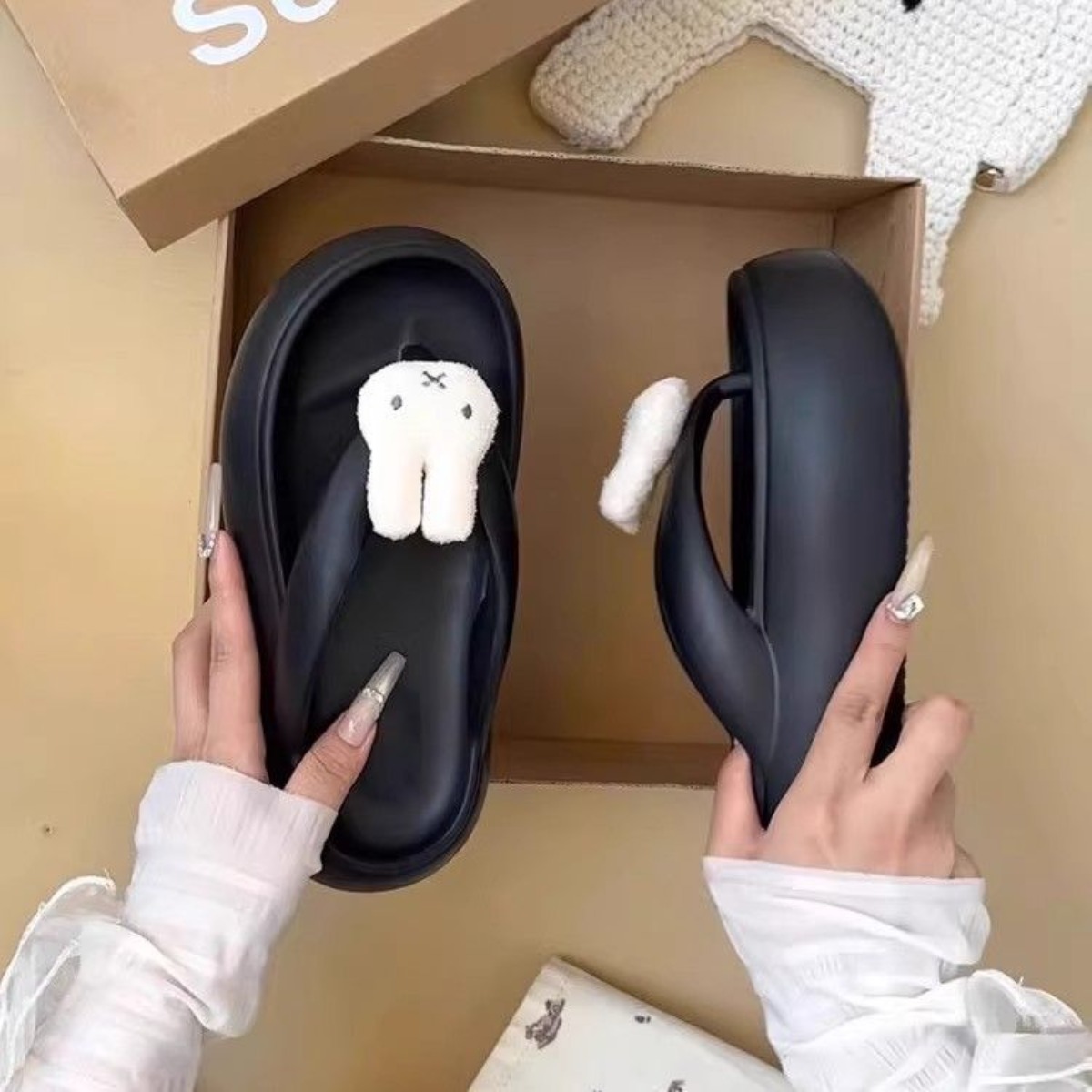Kawaii Miffy EVA Flip-Flops Ni – Summer Away Clothing Bewertung und Preis