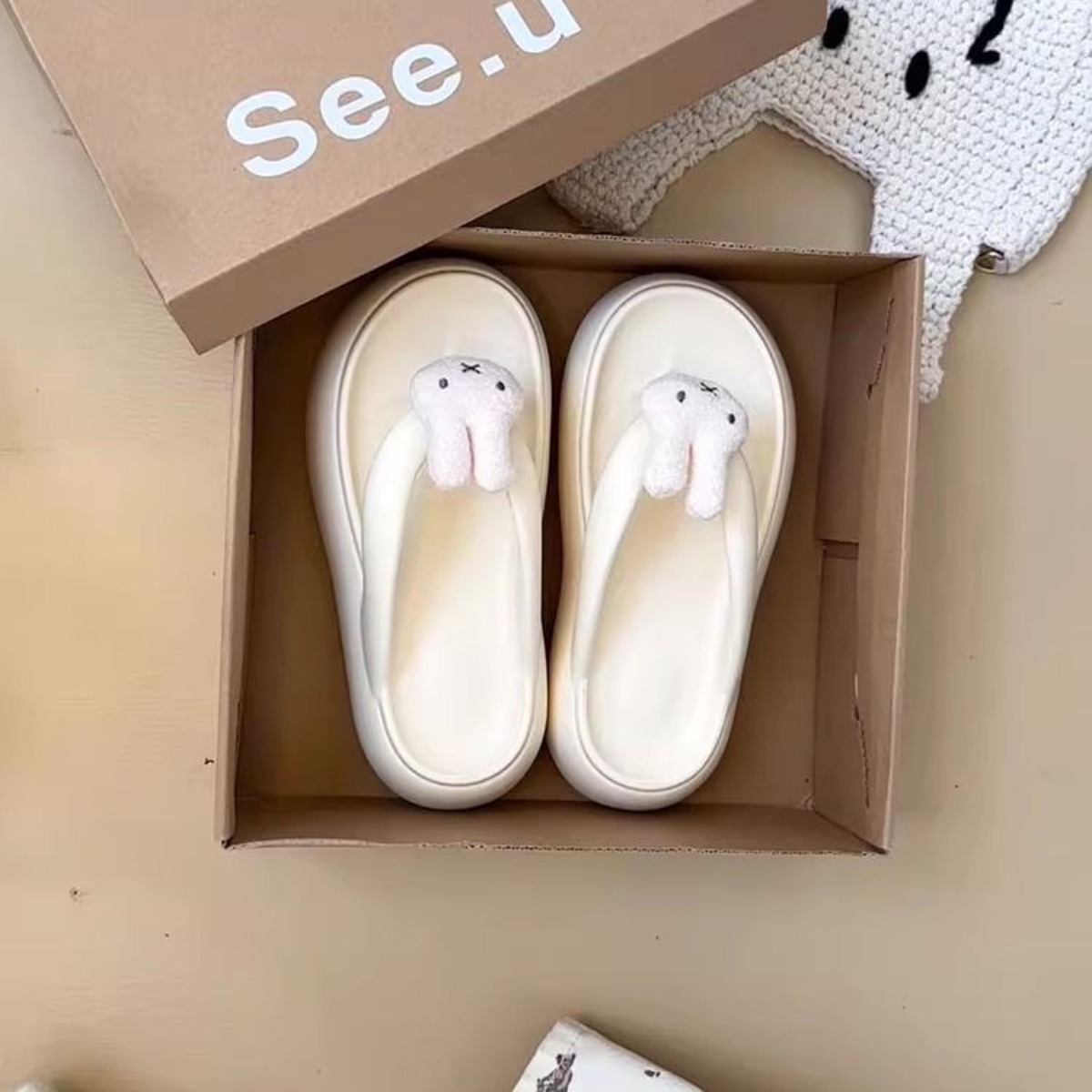 Kawaii Miffy EVA Flip-Flops Ni – Summer Away Clothing Bewertung und Preis