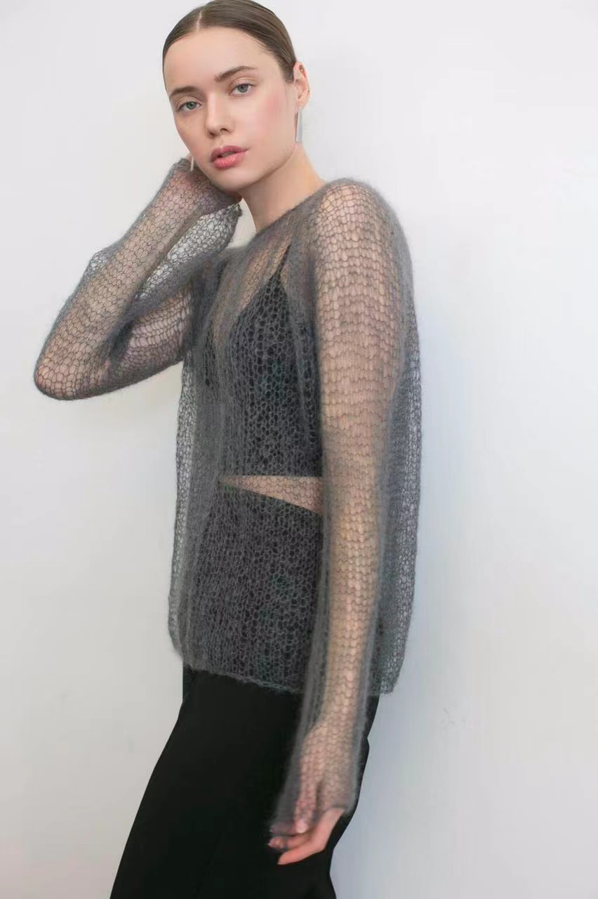 Mohair Top Pullover Pullover,  – Summer Clothing Yarn Bewertung und Preis
