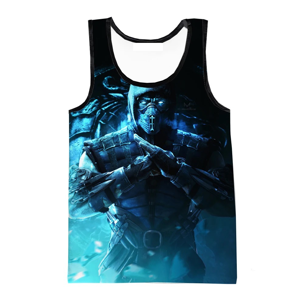 Mortal Kombat Spiel 3D Druck T – Summer Games Clothing Bewertung und Preis