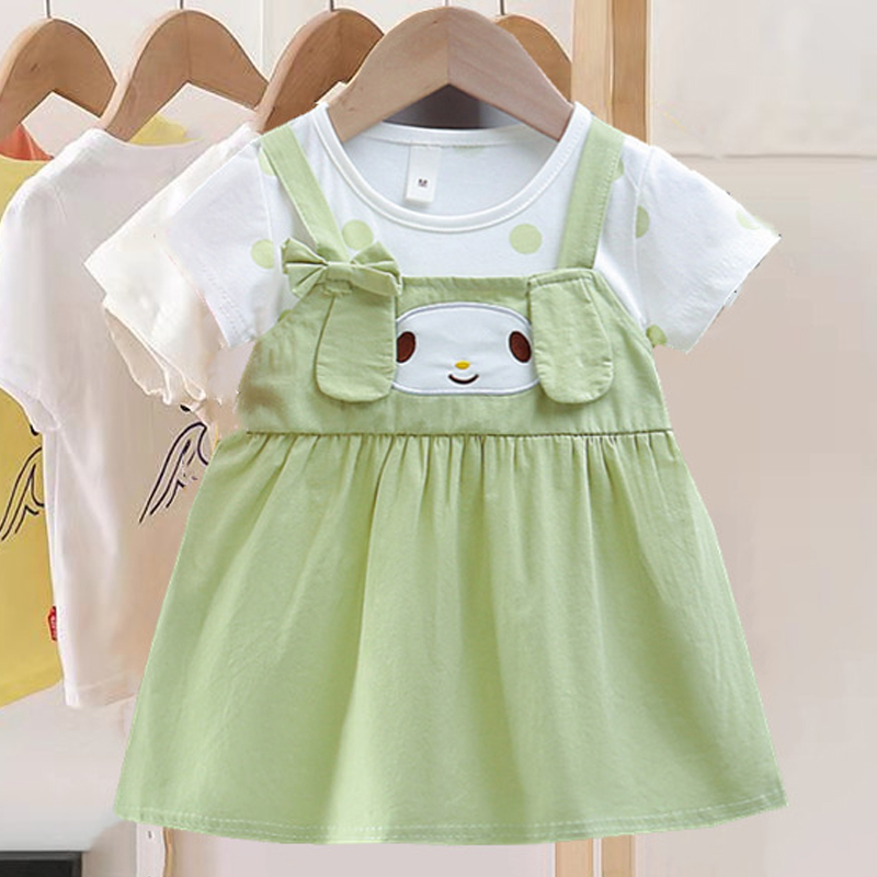 Neue Baby Mädchen Kleid Cartoo – Summer Loving Kids Clothing Bewertung und Preis
