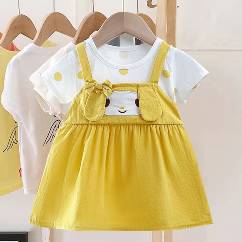 Neue Baby Mädchen Kleid Cartoo – Summer Loving Kids Clothing Bewertung und Preis