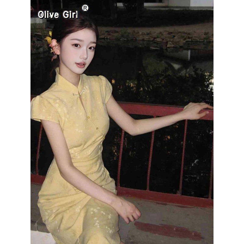 Verbessertes Cheongsam-Kleid Q – Summer Clothing Young Women Bewertung und Preis