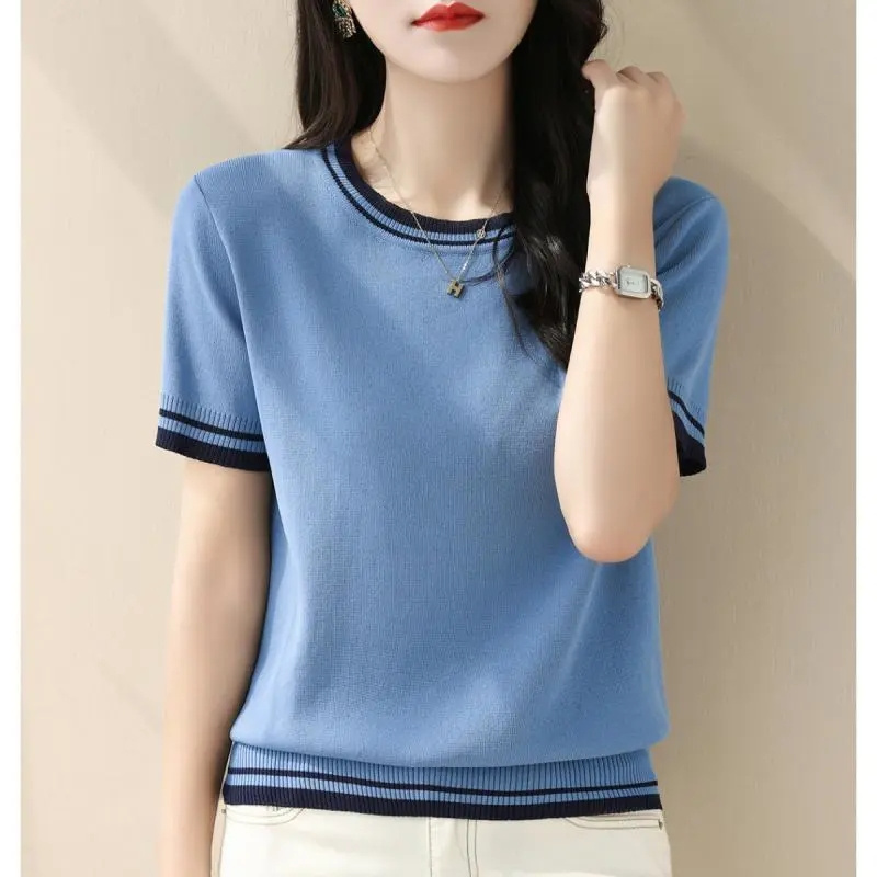 Neue Sommer V-ausschnitt Gestr – Summer Clothing Yarn Bewertung und Preis