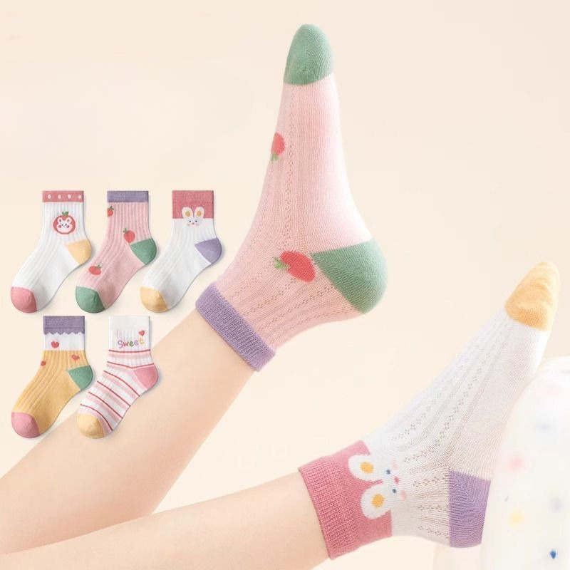 Kindersocken, 5 Paare/Lot, Frü – Summer Clothing Baby Girl Bewertung und Preis