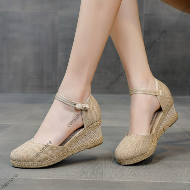 Comemore Sandalen mit hohem Ab – Espadrille Sandal Women Bewertung und Preis