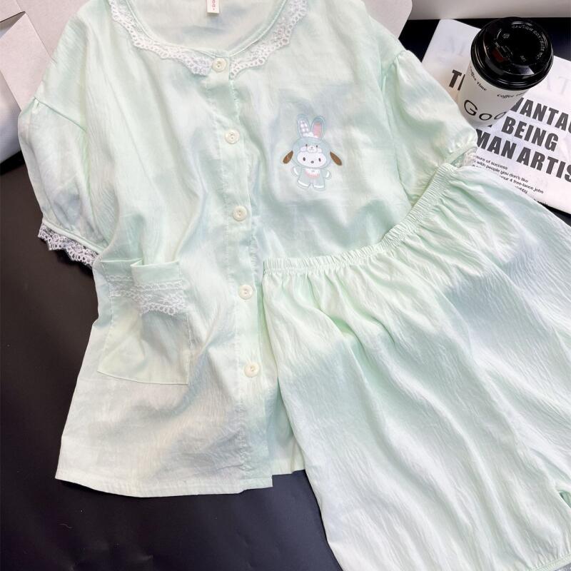 Kurzärmeliger Zweiteiler-Pyjam – Summer Clothes Bewertung und Preis