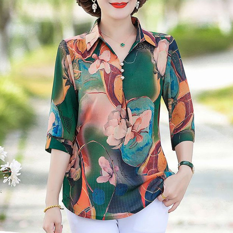 Sommer Vintage Floral Bedruckt – Summer Clothing For 70 Year Old Woman Bewertung und Preis