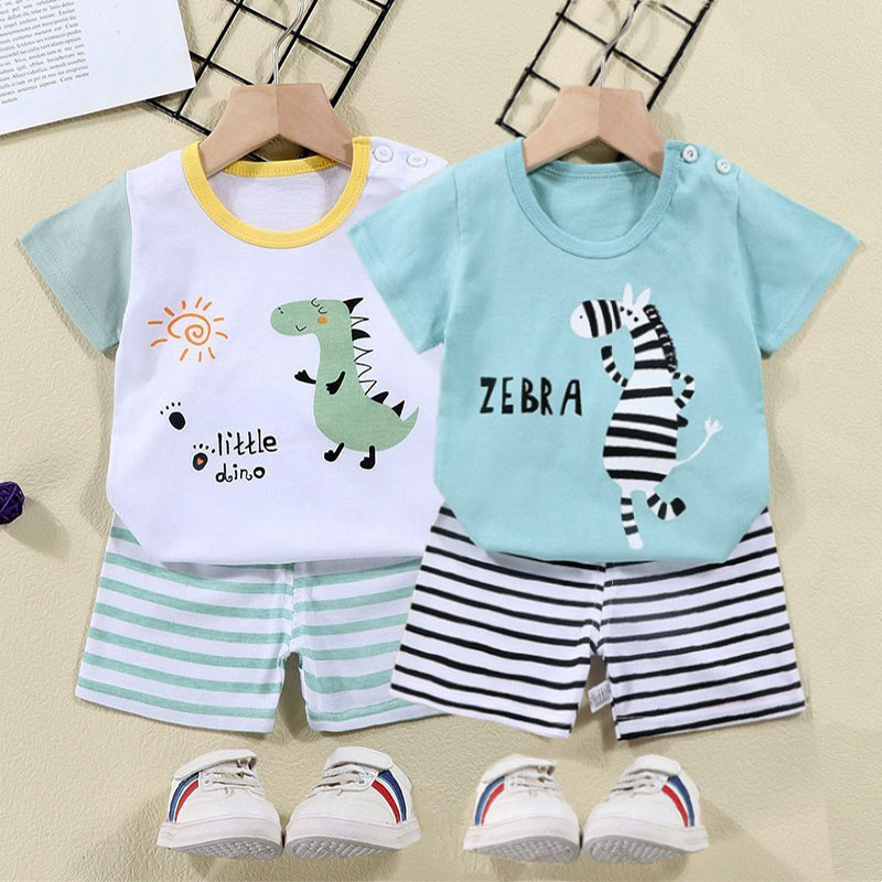 Baumwolle T-shirts + Shorts 2- – Summer Clothing Baby Girl Bewertung und Preis