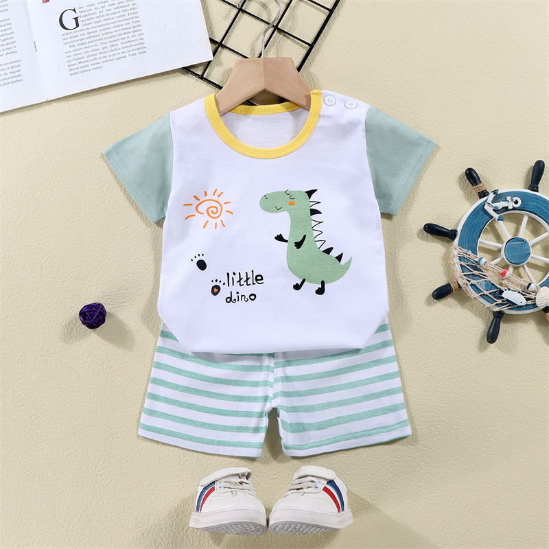 Baumwolle T-shirts + Shorts 2- – Summer Clothing Baby Girl Bewertung und Preis