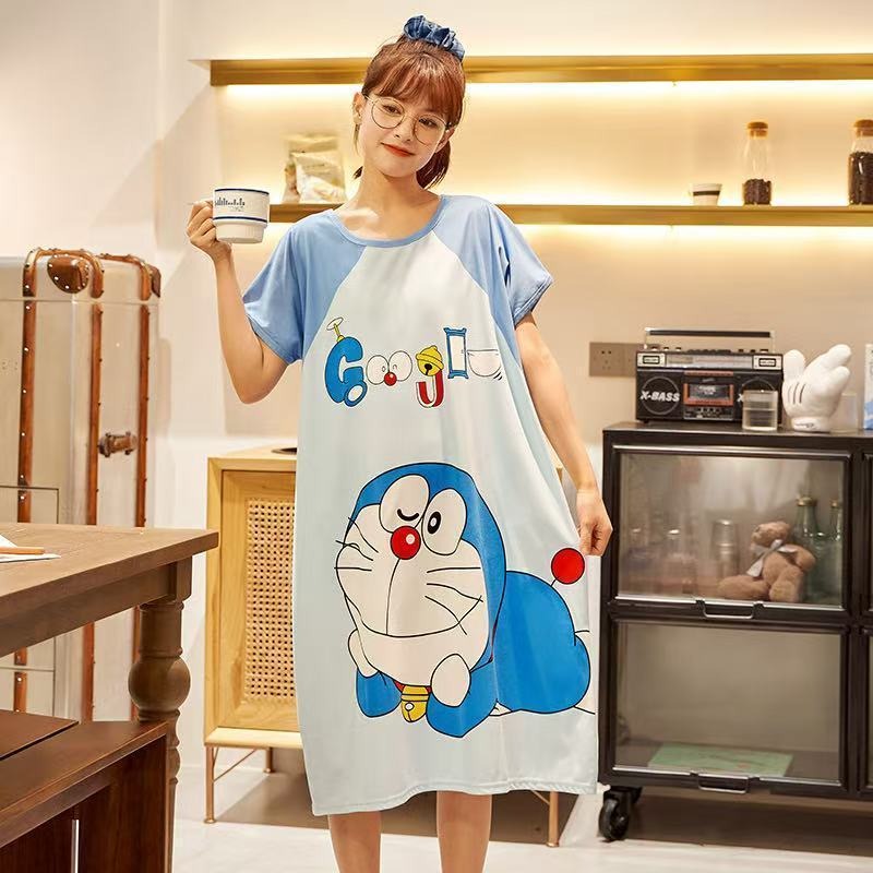 Doraemon süßes Nachthemd für D – Summer Away Clothing Bewertung und Preis