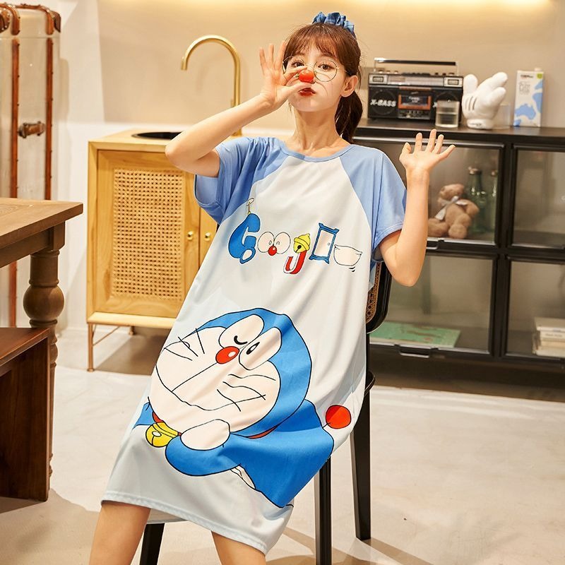 Doraemon süßes Nachthemd für D – Summer Away Clothing Bewertung und Preis
