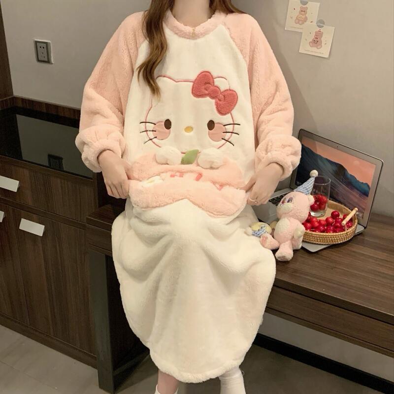 Winter-Nachthemd Hello Kitty D – Summer Clothes Bewertung und Preis