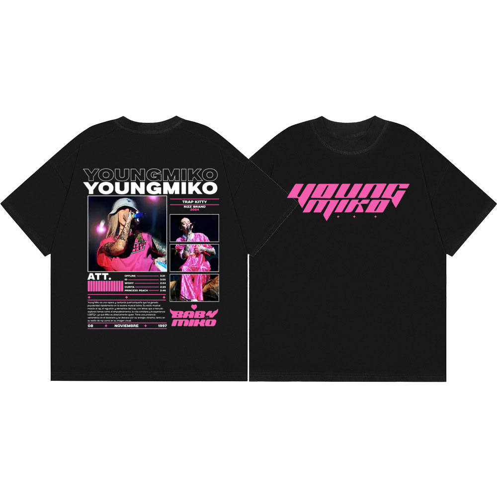 Rapper Young Miko Merch T-Shir – Summer Clothing Young Women Bewertung und Preis