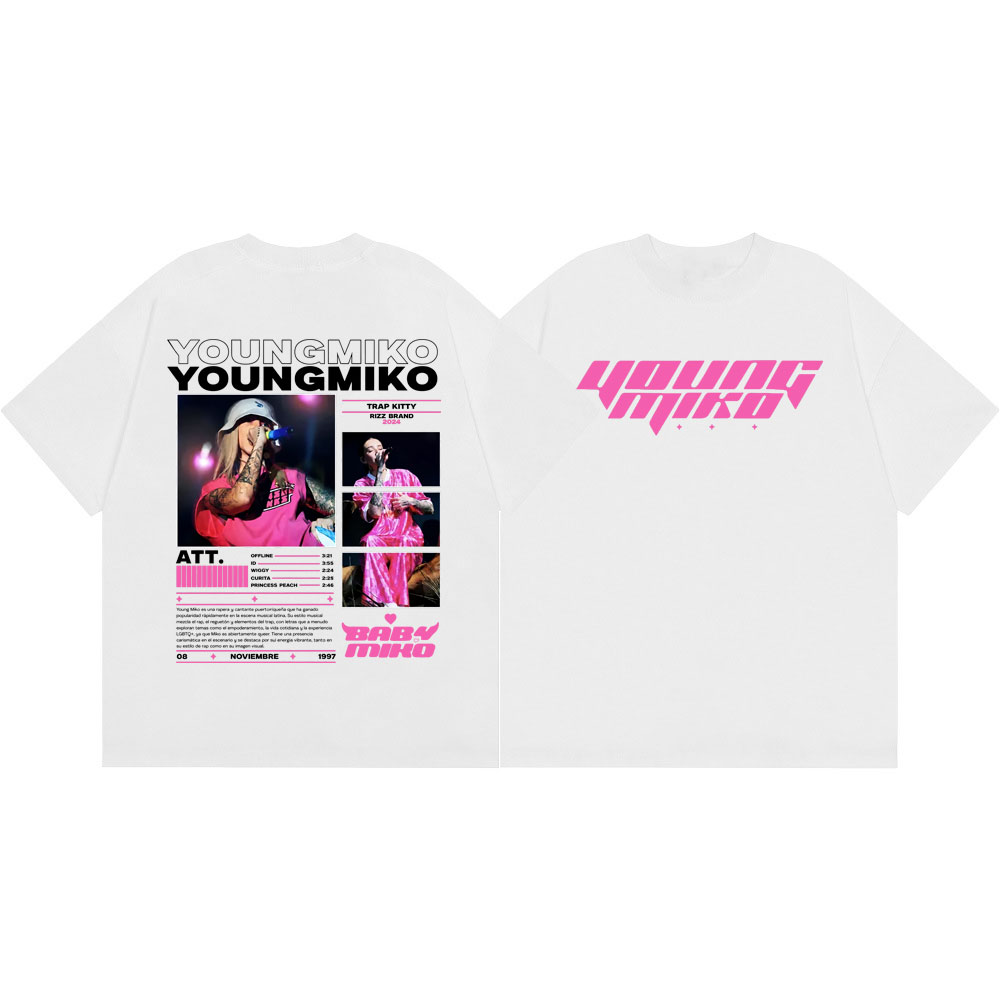 Rapper Young Miko Merch T-Shir – Summer Clothing Young Women Bewertung und Preis