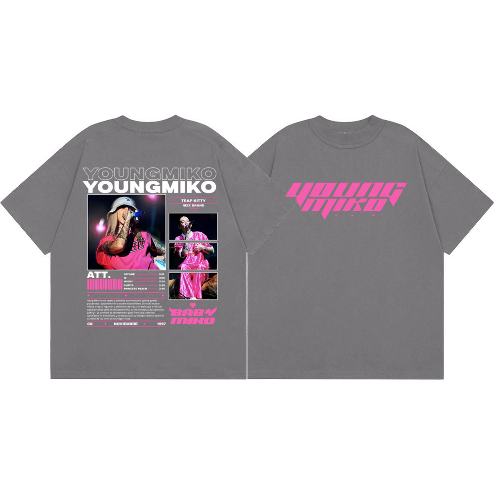 Rapper Young Miko Merch T-Shir – Summer Clothing Young Women Bewertung und Preis