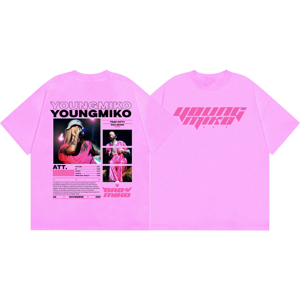 Rapper Young Miko Merch T-Shir – Summer Clothing Young Women Bewertung und Preis