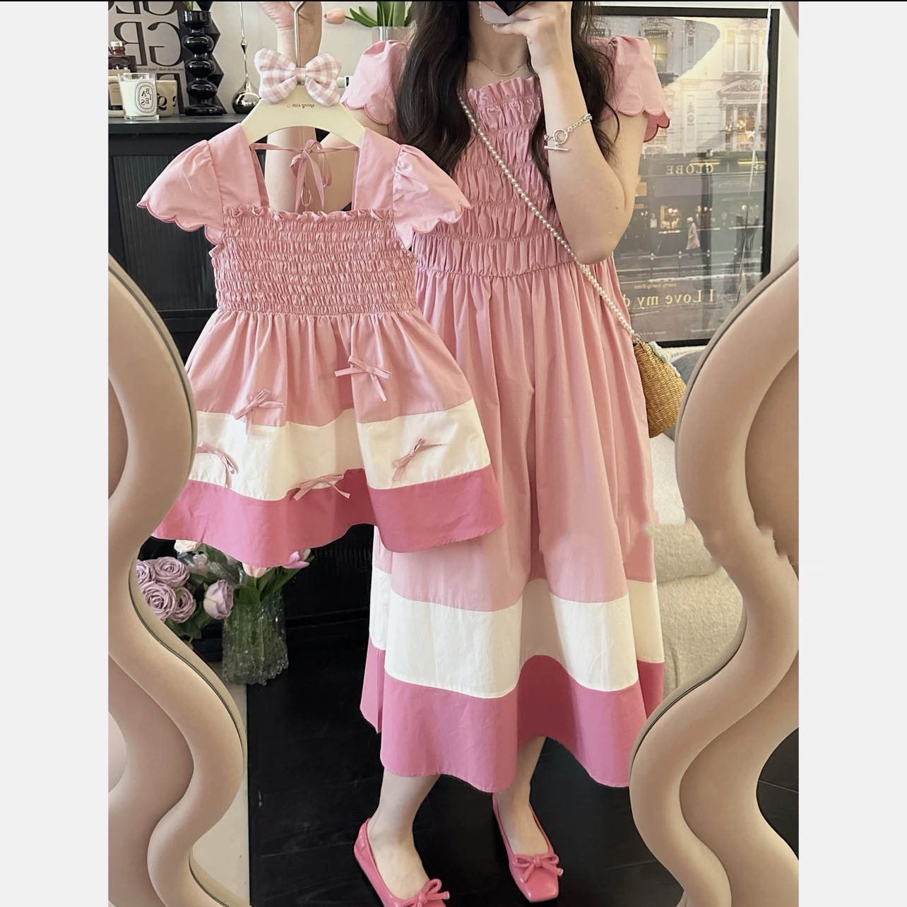 2024 Sommer Mutter und Tochter – Summer Clothing Baby Girl Bewertung und Preis