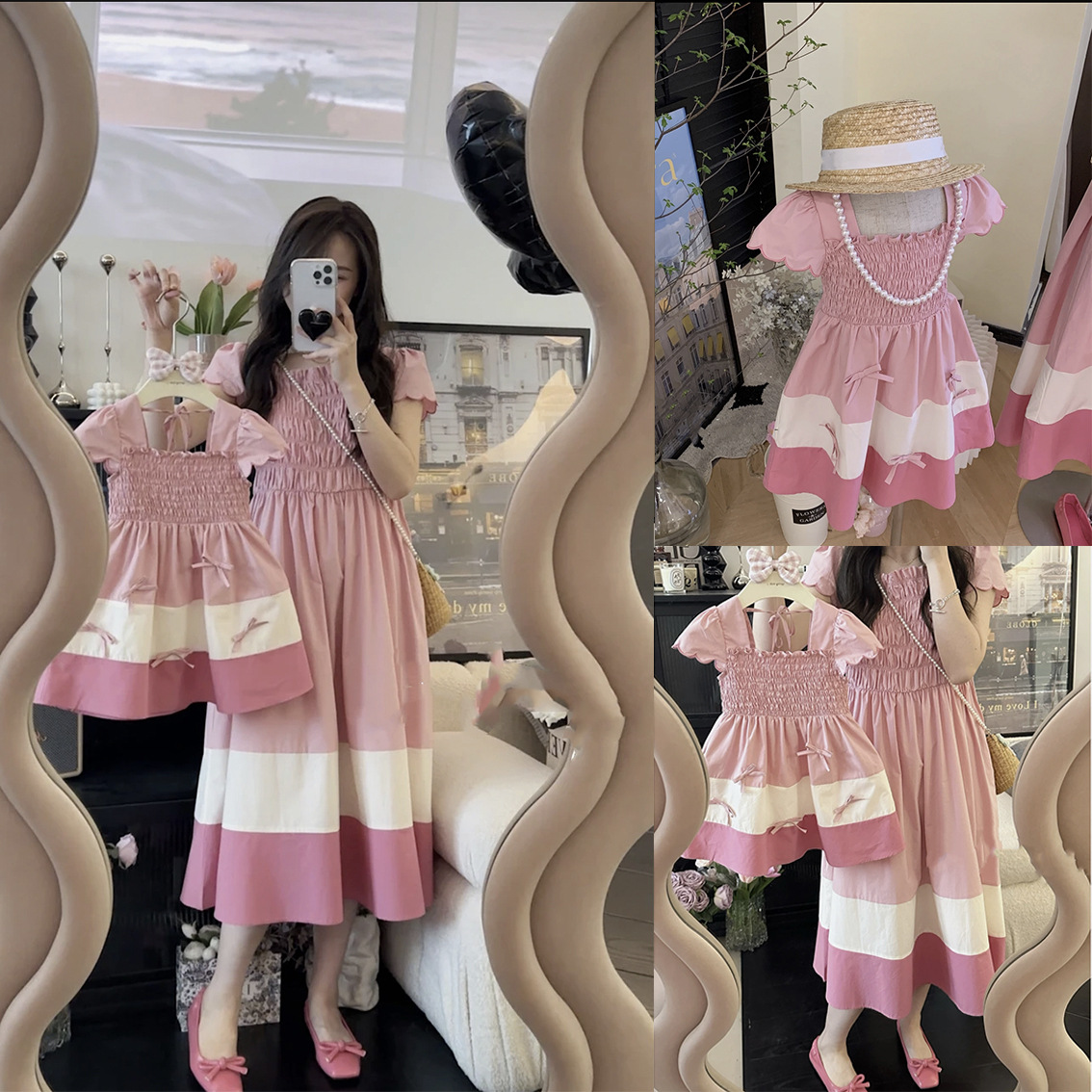 2024 Sommer Mutter und Tochter – Summer Clothing Baby Girl Bewertung und Preis
