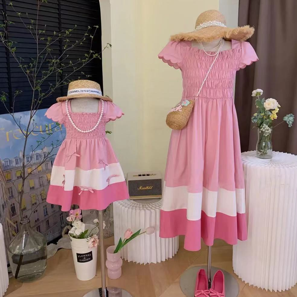 2024 Sommer Mutter und Tochter – Summer Clothing Baby Girl Bewertung und Preis