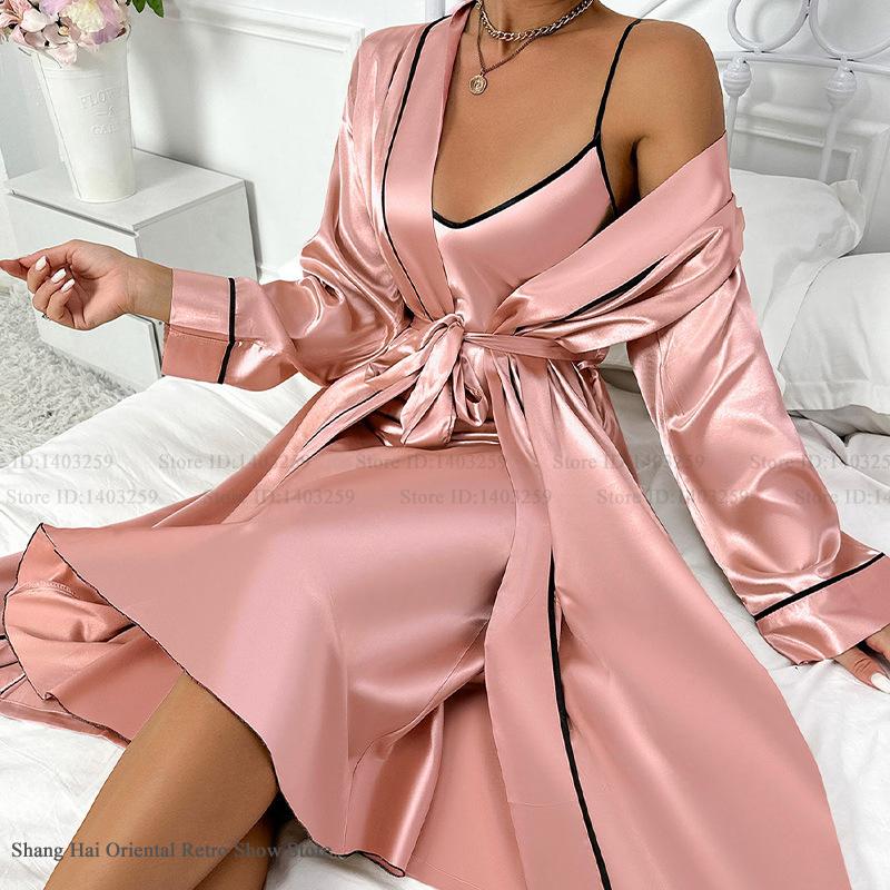 Sexy Lange Twinset Robe Set Ch – Summer House Clothing Bewertung und Preis