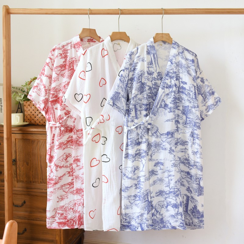 Frühling Sommer Damen Bademant – Summer House Clothing Bewertung und Preis