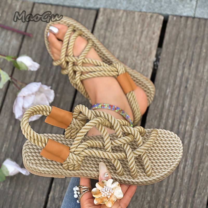 Damen Geflochtene Seil-Flachsa – Espadrille Sandal Women Bewertung und Preis
