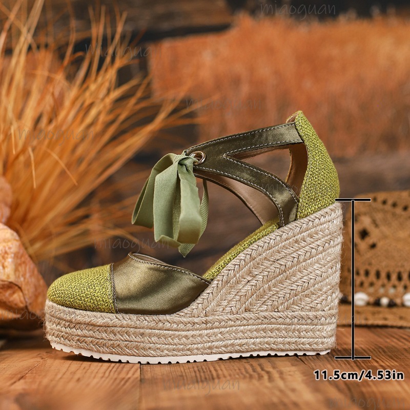 Runde Zehenpartie, Absatzschut – Espadrille Sandal Women Bewertung und Preis