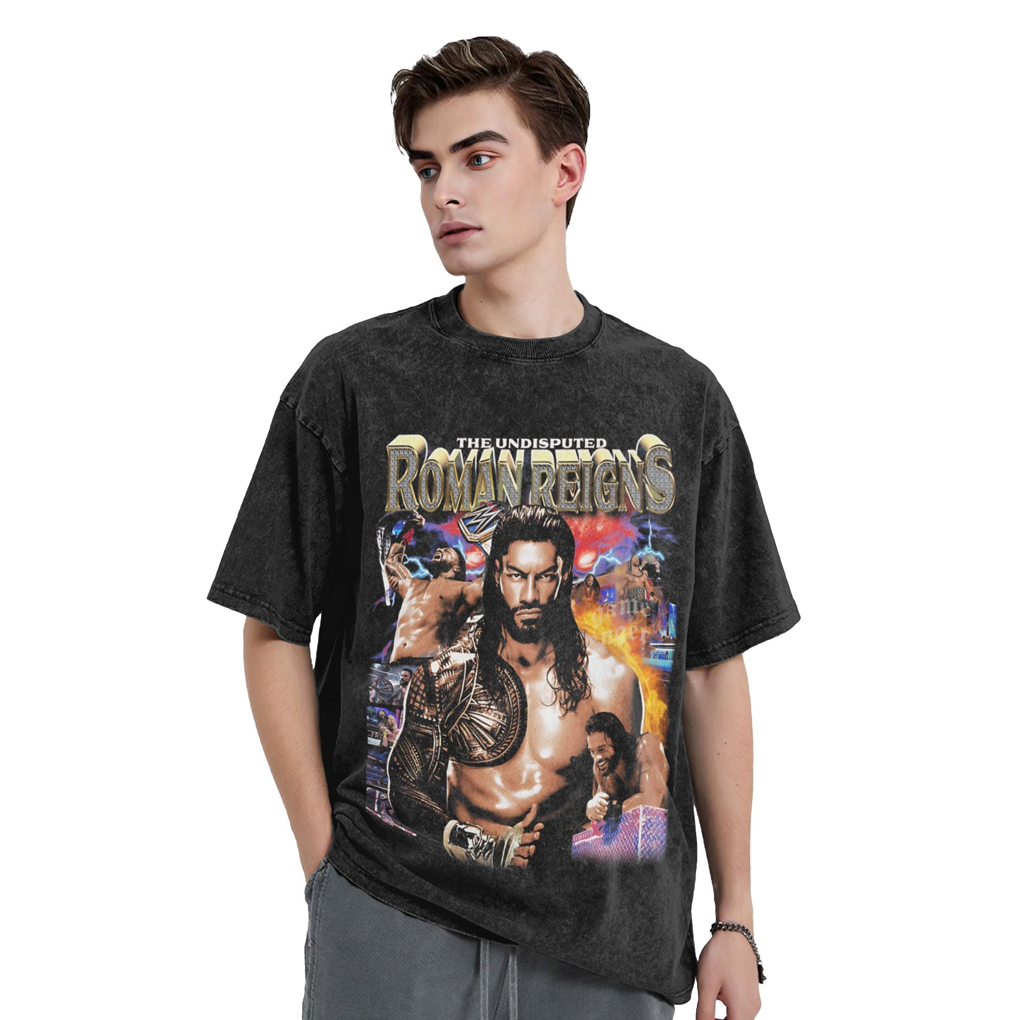 Harajuku Roman Reigns     Nied – Summer Reign Clothing Bewertung und Preis