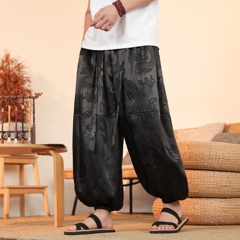 Männer Breite Bein Hosen Somme – Summer Light Clothing Bewertung und Preis