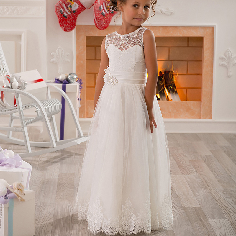 Juwel Ärmellose Spitze A-linie – Summer Loving Kids Clothing Bewertung und Preis