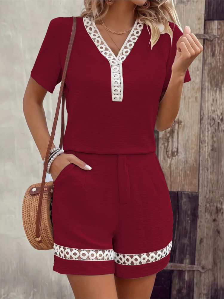 Modischer Spitzen-V-Ausschnitt – Summer House Clothing Bewertung und Preis