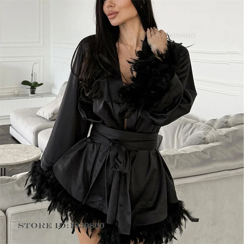 Sexy Feder-Damenrobe Nachthemd – Summer House Clothing Bewertung und Preis